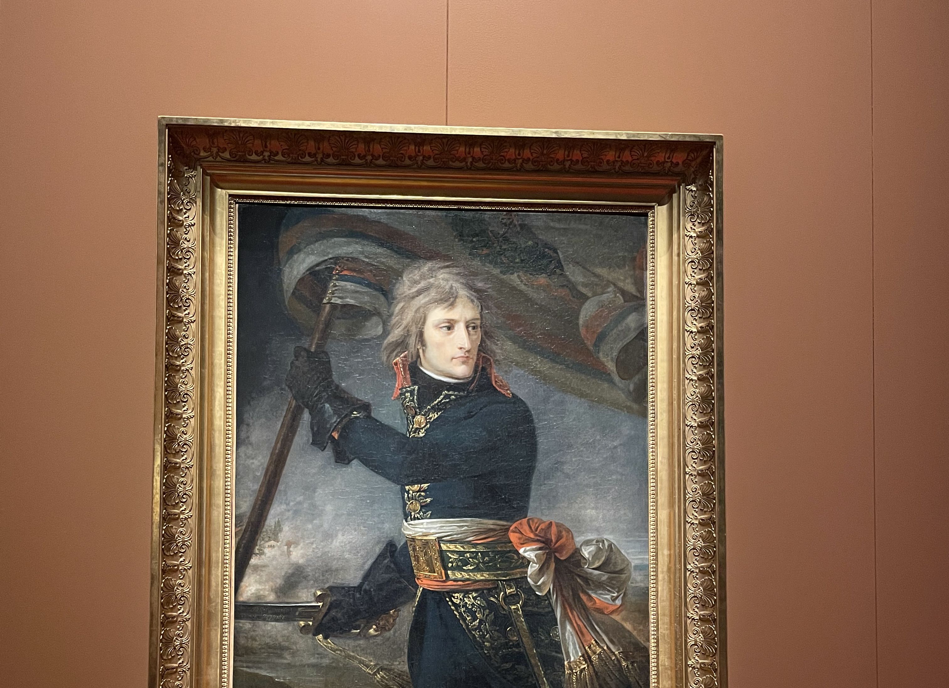 Baron Gros, Bonaparte at Arcole Bridge, oil on canvas