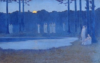 Alphonse Osbert, oil on canvas