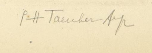 Signature of Sophie Taeuber Arp