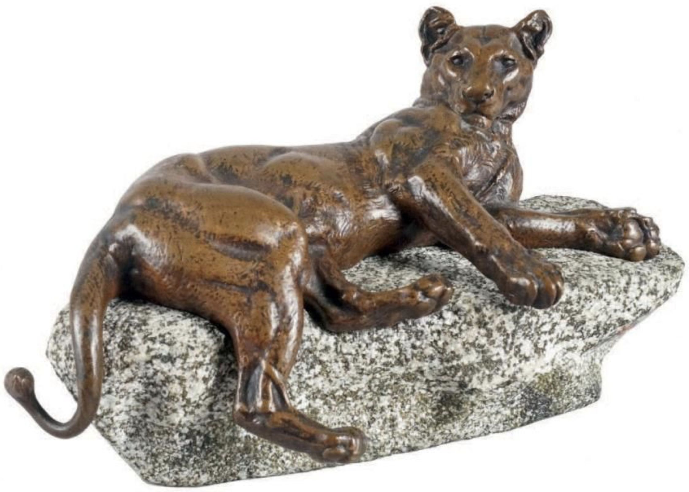 Charles Valton, bronze representing a tiger