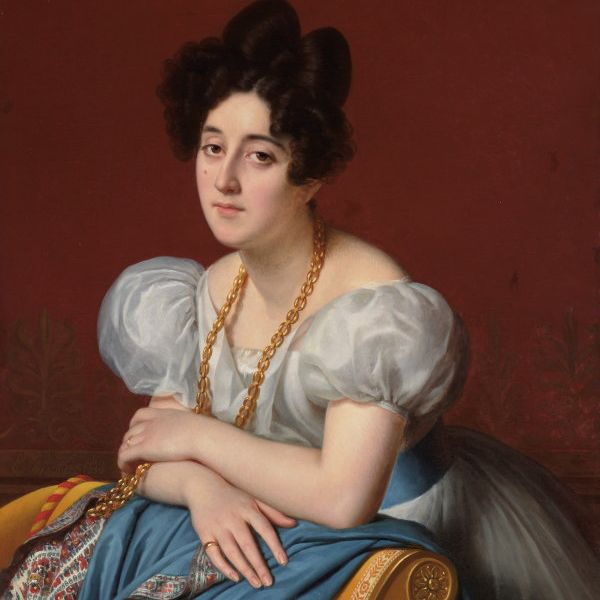 Louise Hersent, huile sur toile