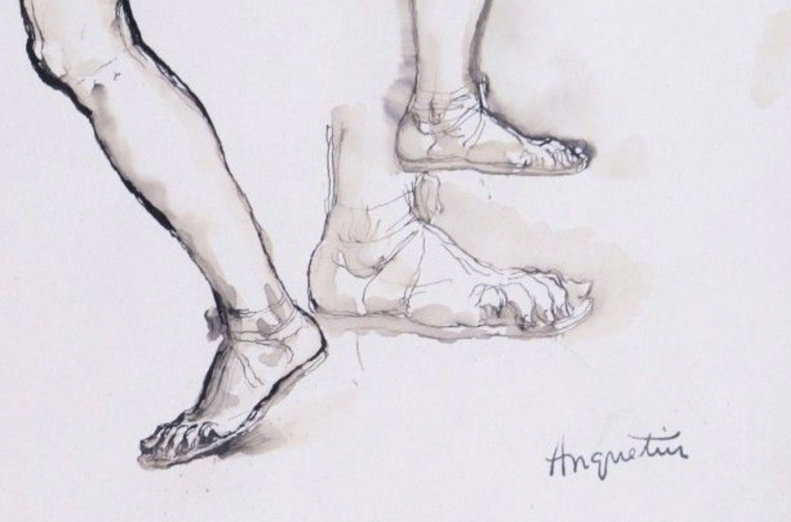 Anquetin, study drawing