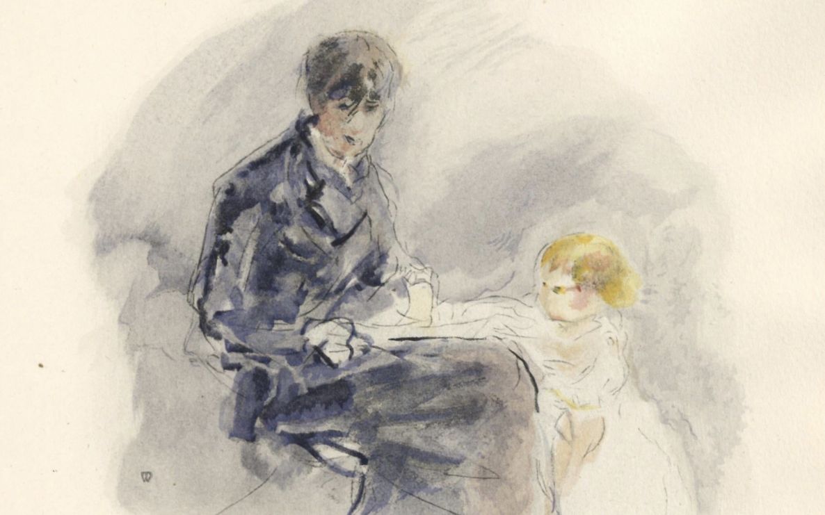 Berthe Morisot, watercolor