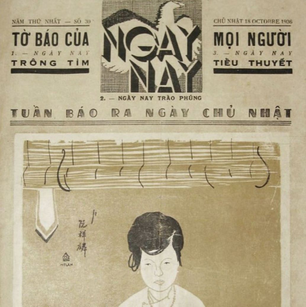 Nguyen Thoung Lan, engraving after the original work