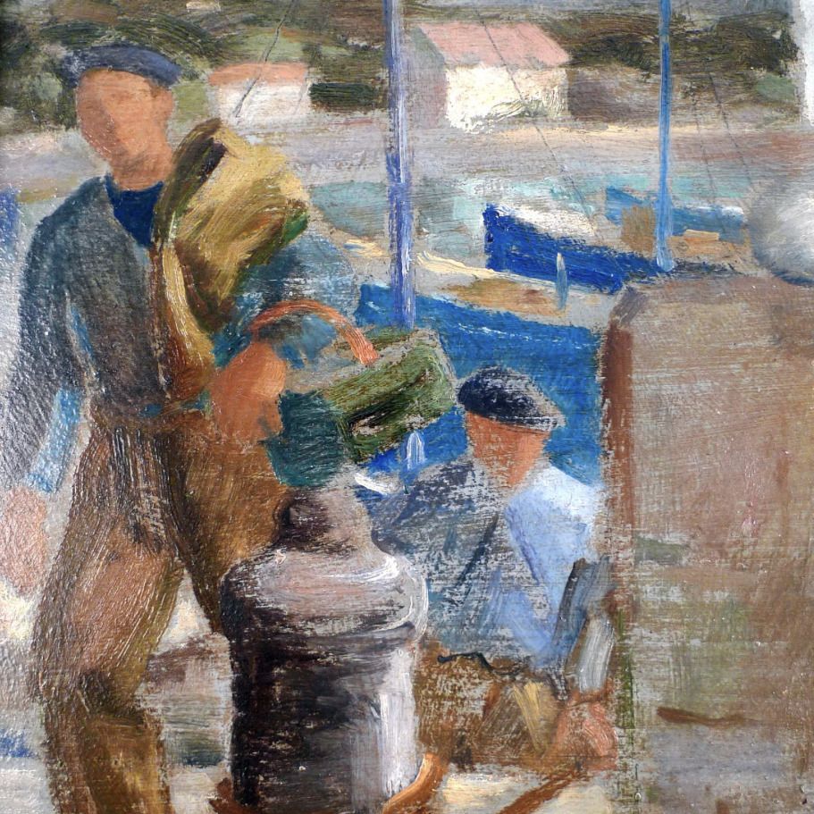 Ramiro Arrue, huile sur toile