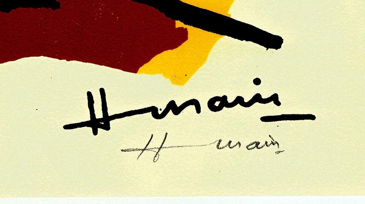 Signature of Maqbool Fida Husain