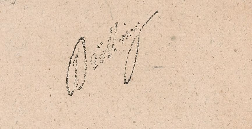 Signature of Martin Drölling