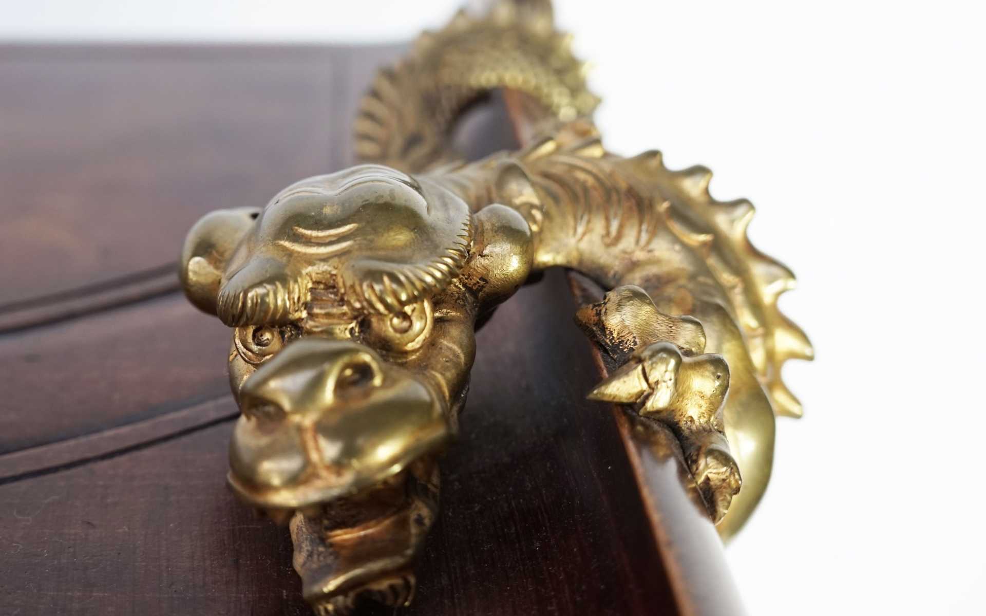 Viardot, ornamental gilt bronze