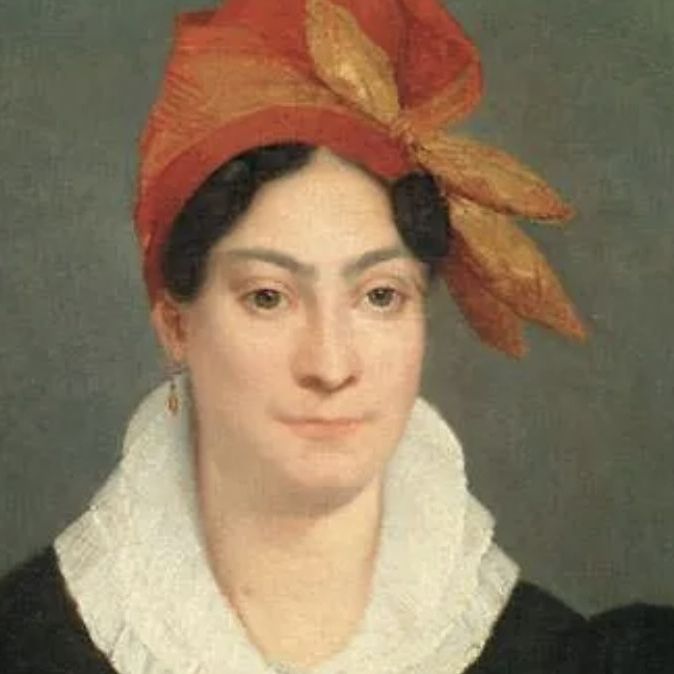 D'après Marie Guillemine Benoist, huile sur toile