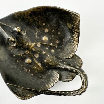 Edouard Marcel SANDOZ (1881-1971) curly stingray, bronze print