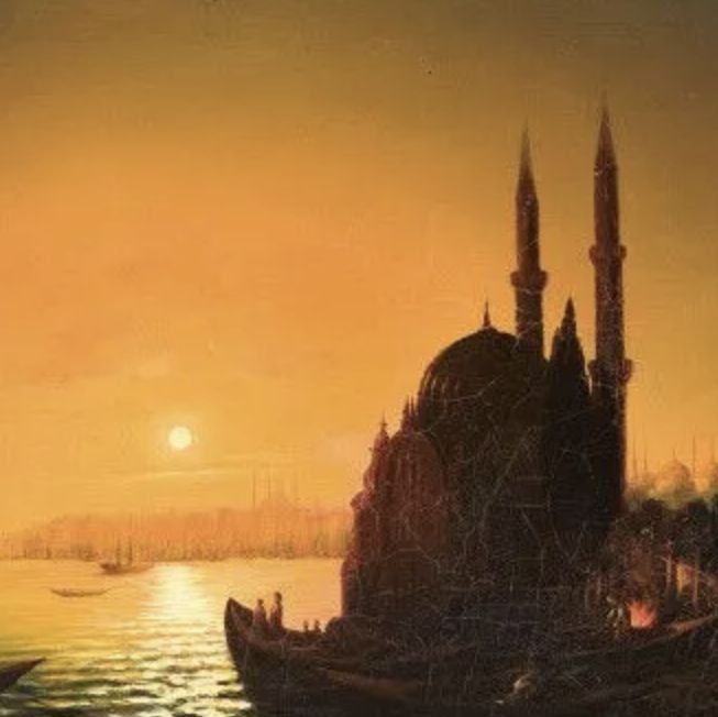 Entourage de Ivan Aïvazovsky, huile sur toile