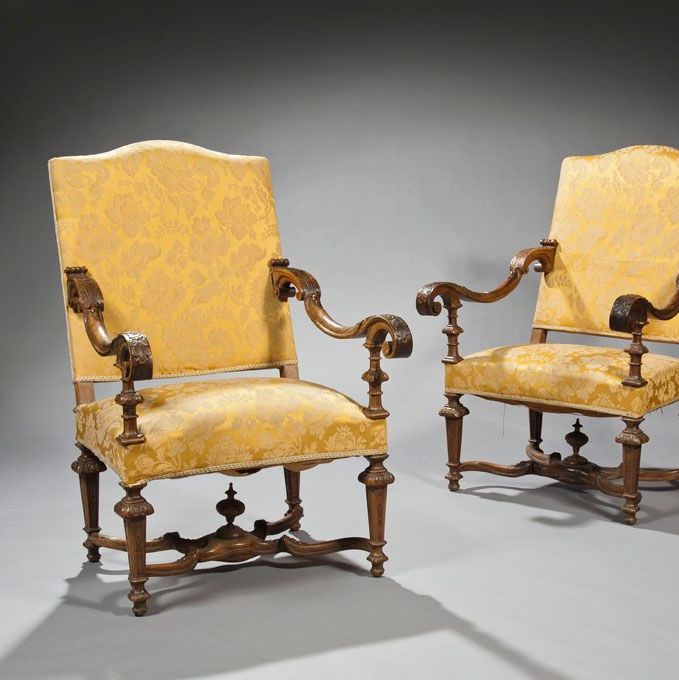 Pair of Regency period armchairs