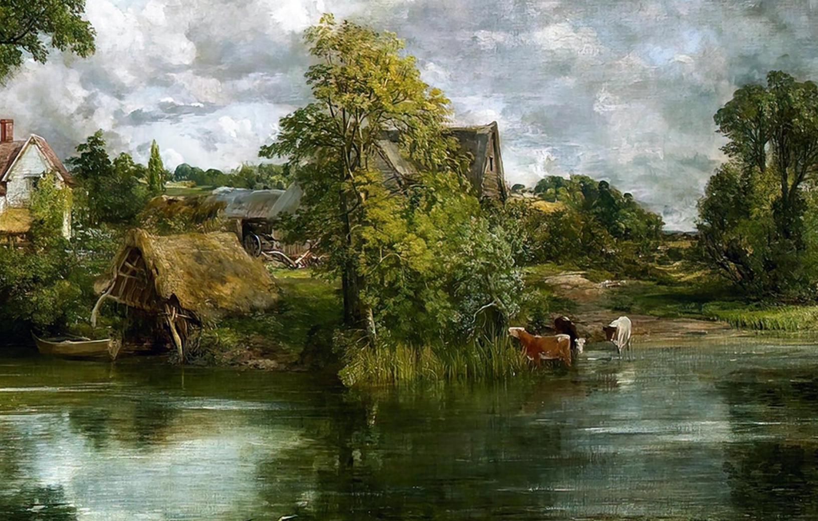 John Constable, oil on canvas