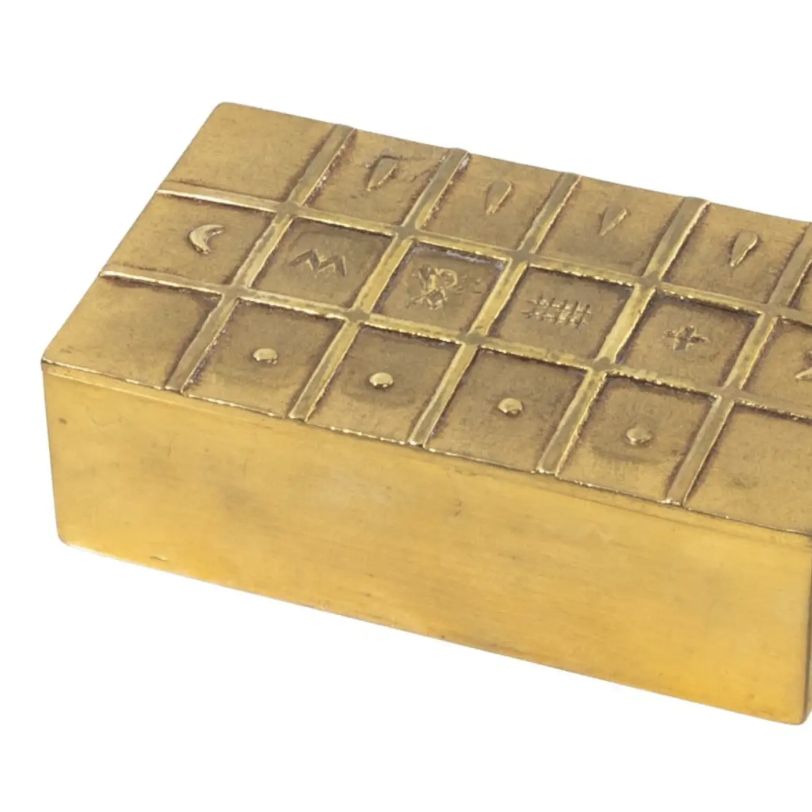 Line Vautrin, gilded bronze box