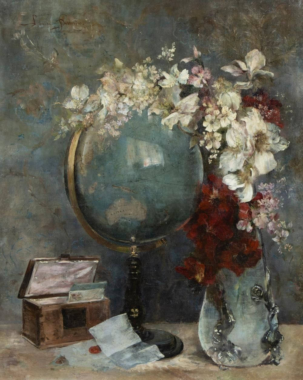 Louise Desbordes Jonas, huile sur toile