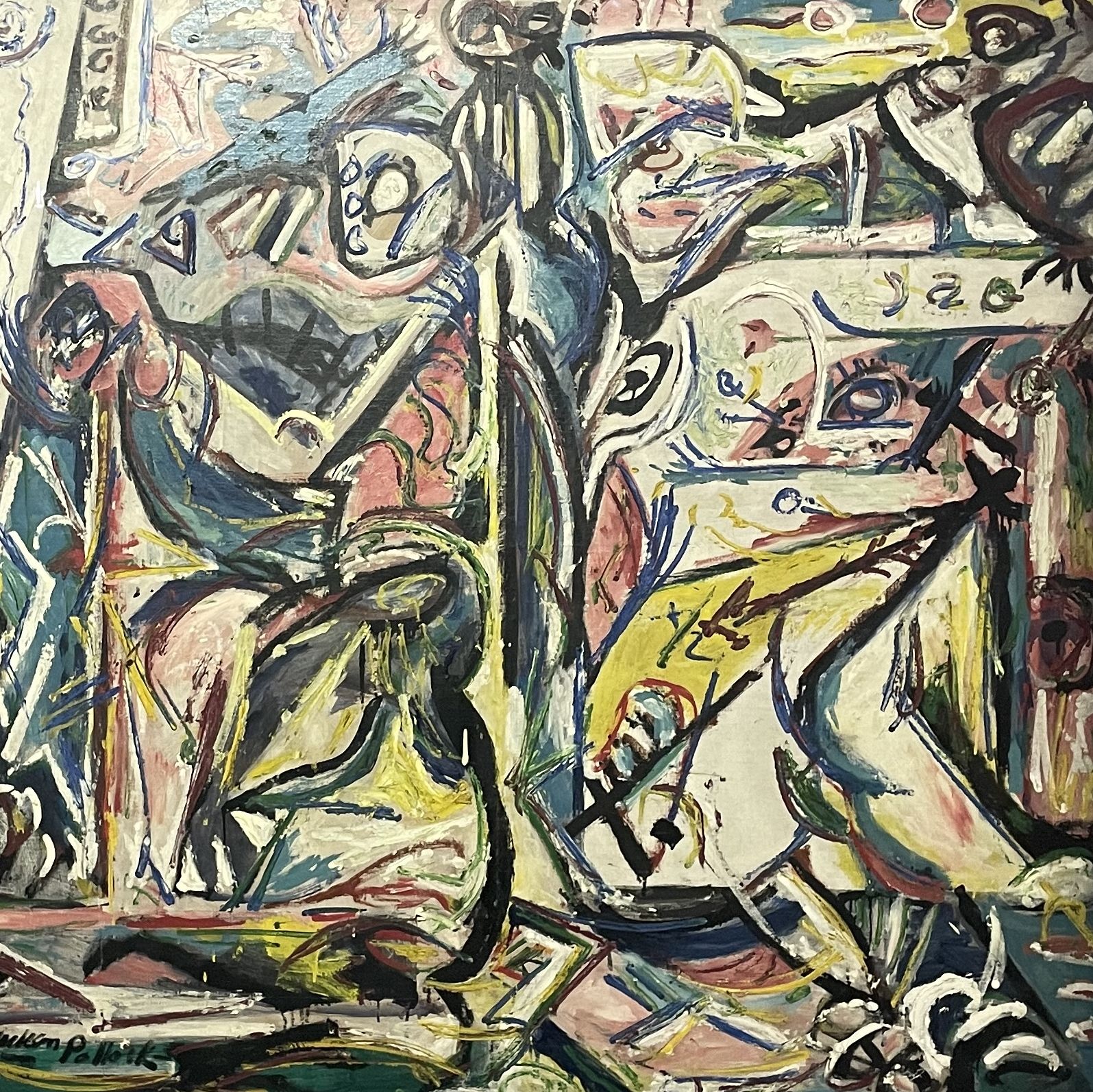 Jackson Pollock, oil on canvas