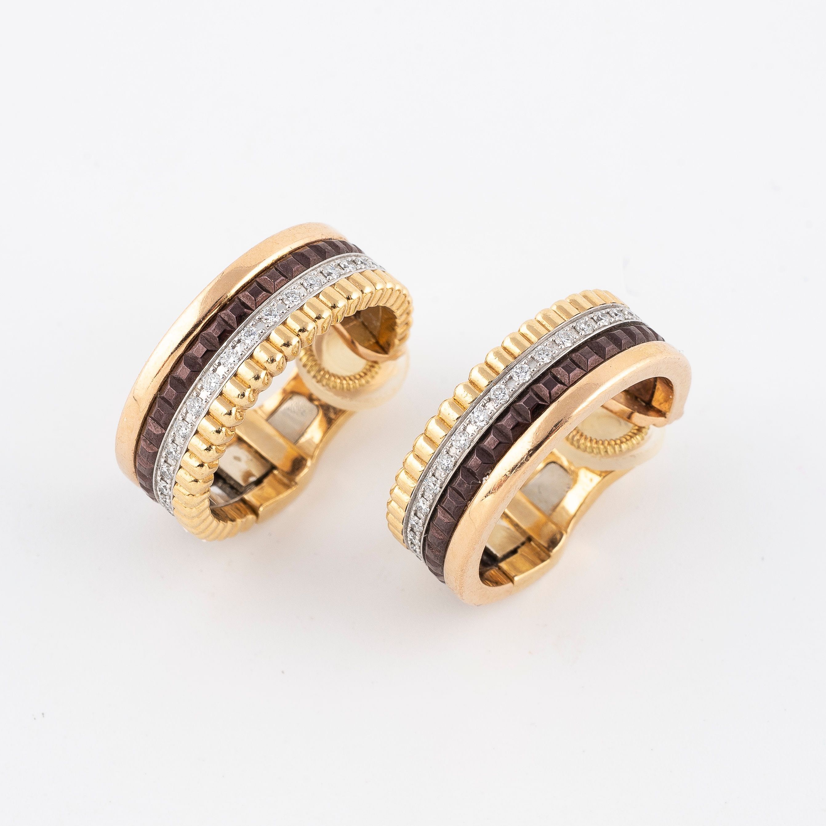 Boucheron, gold earrings, model four