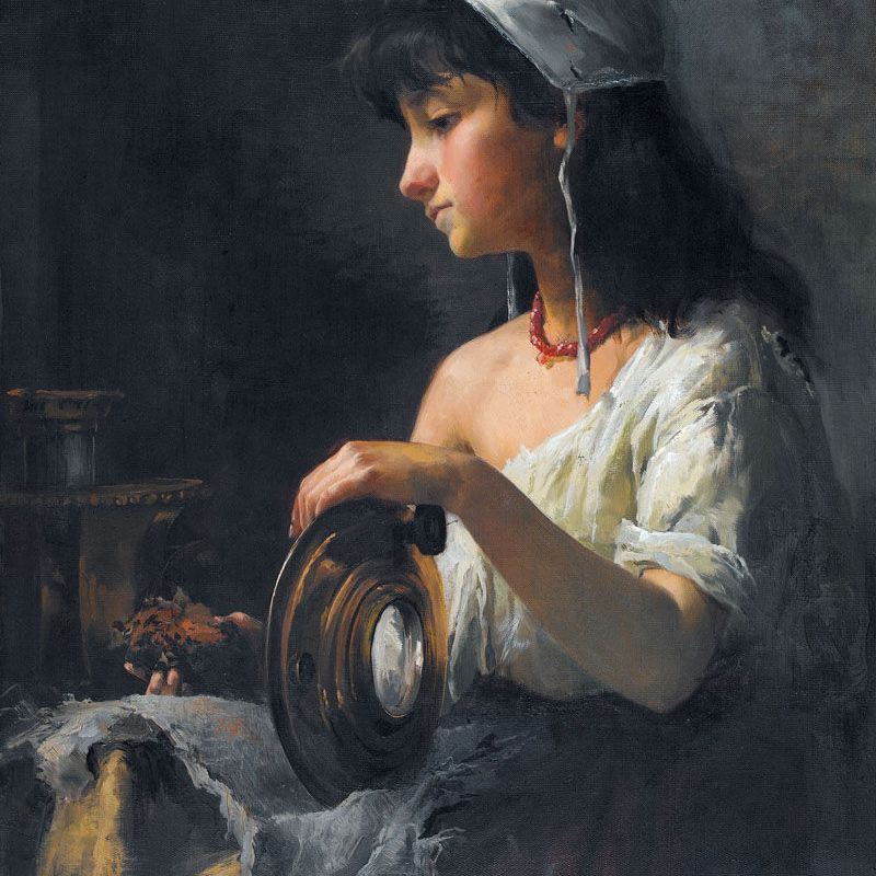 Anna Bilinska Bohdanowicz, huile sur toile
