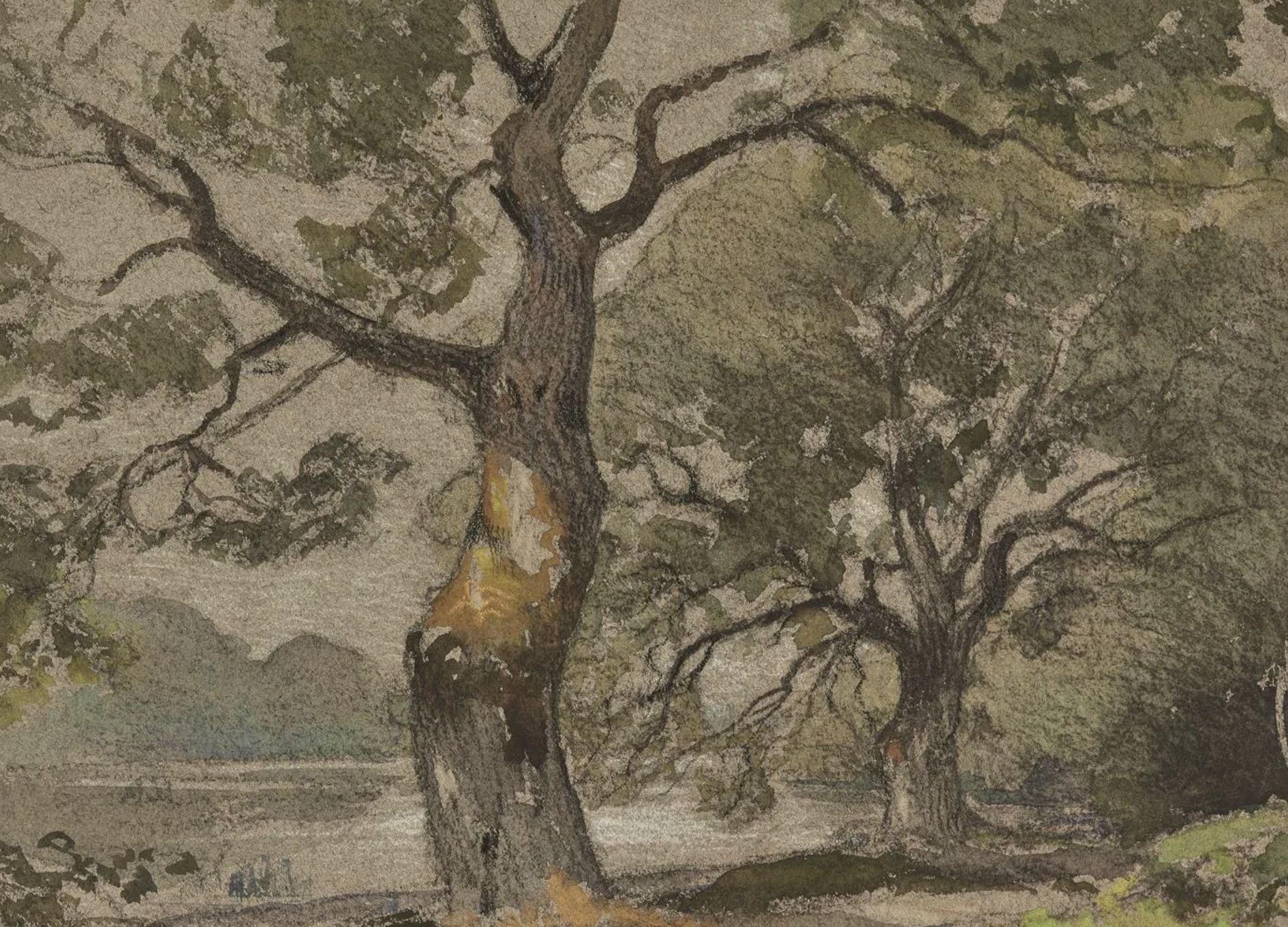 Henri Zuber, aquarelle et pastel