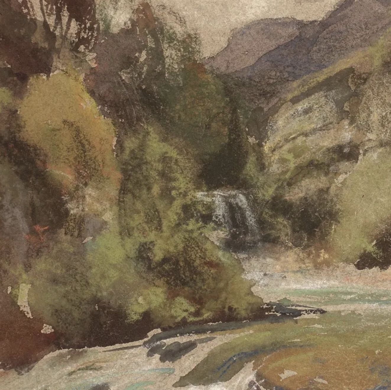 Henri Zuber, aquarelle et pastel