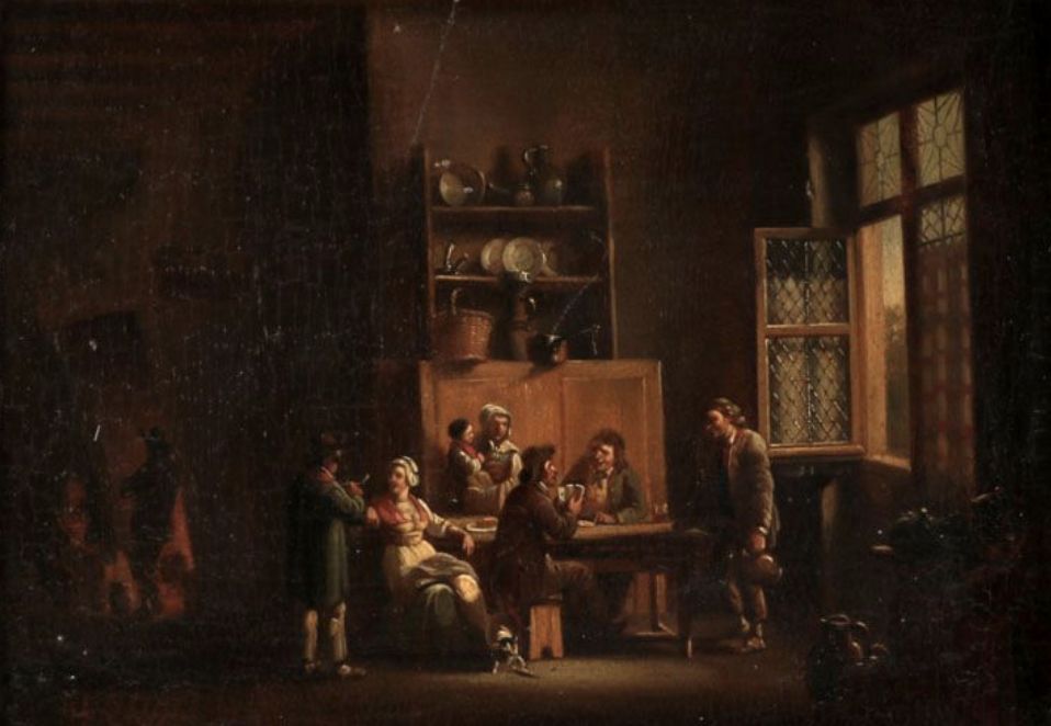 Franz Defregger, interior scene