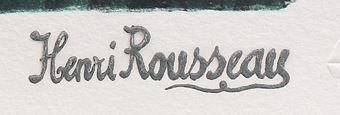 Signature of Henri Rousseau