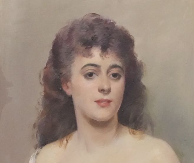 Louise Abbéma, oil on canvas