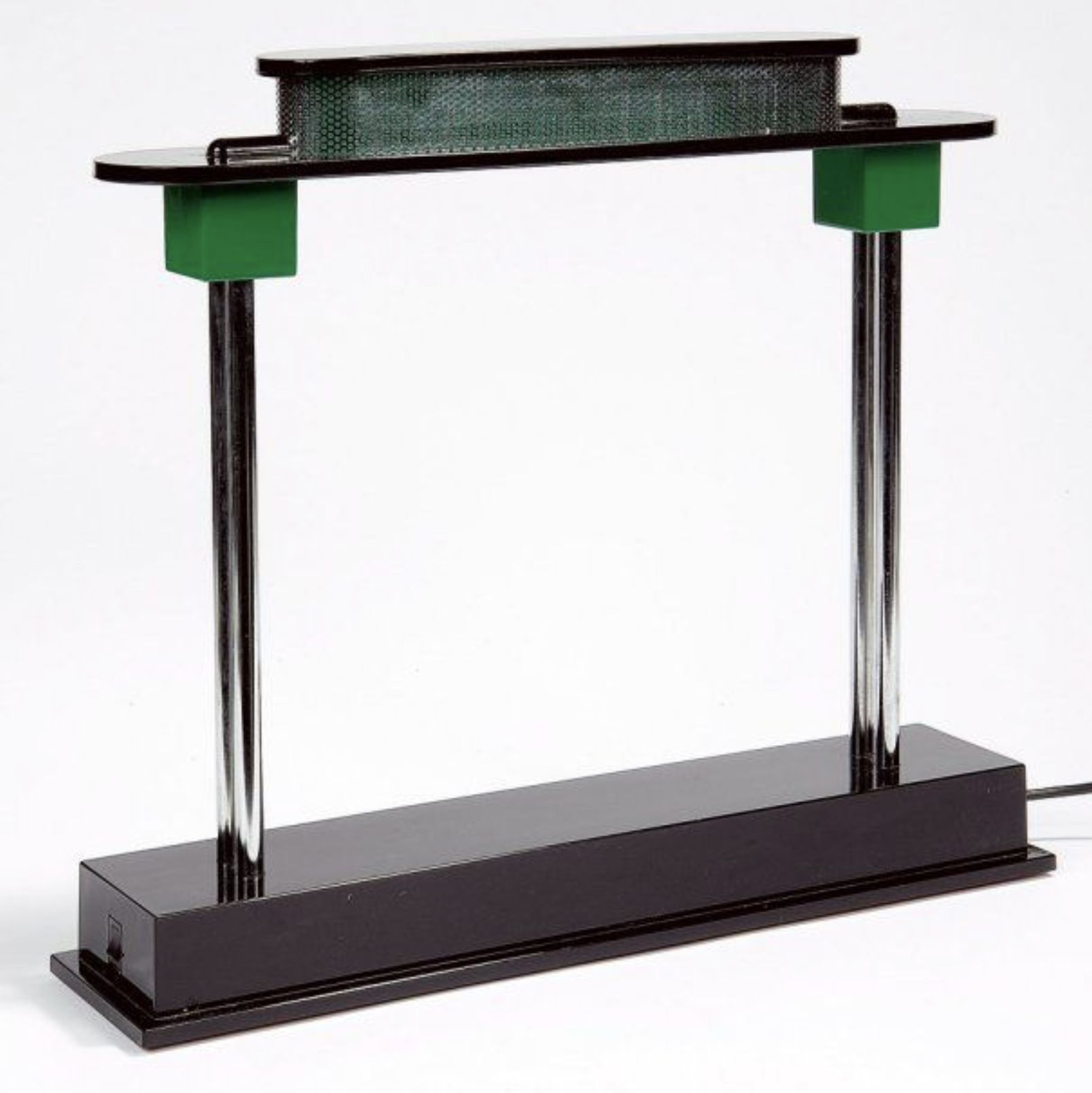 Sottsass, steel lamp