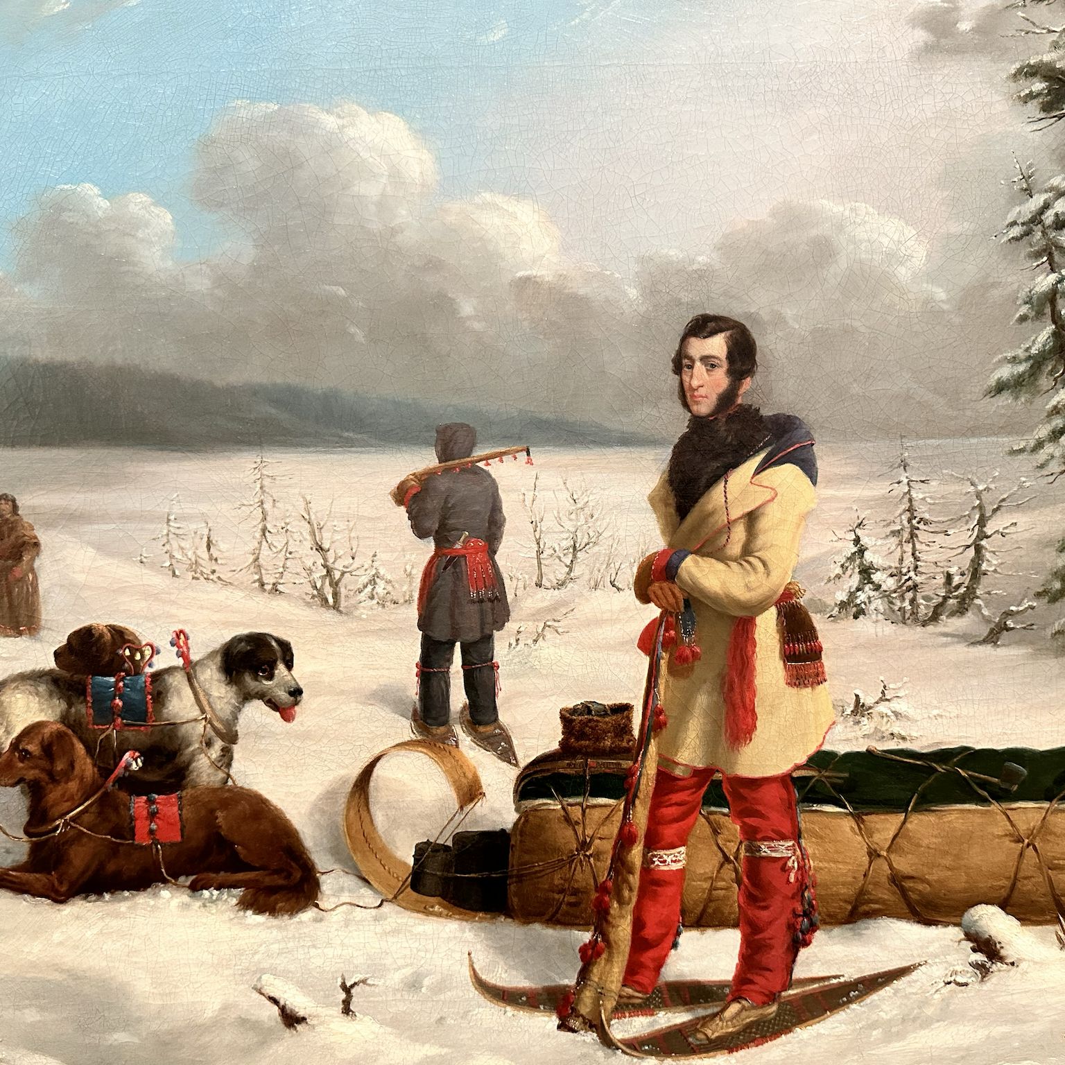 Cornelius Krieghoff, oil on canvas