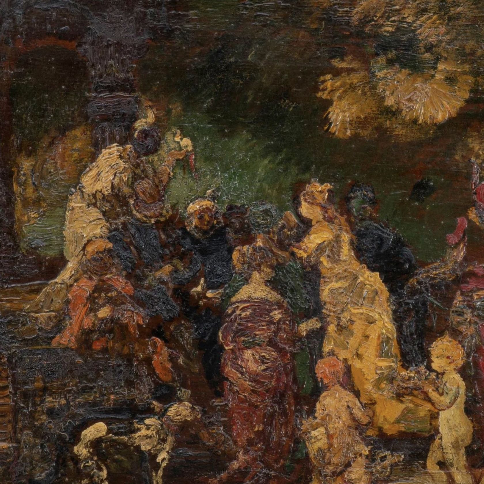 Adolphe Monticelli, huile sur toile