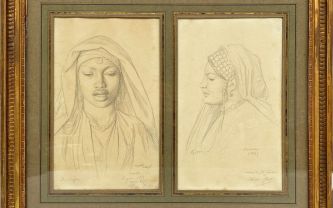 J.L. Gérôme, pencil on paper