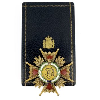 SPAIN, Commander's plaque of the Order of Isabella the Catholic in gold