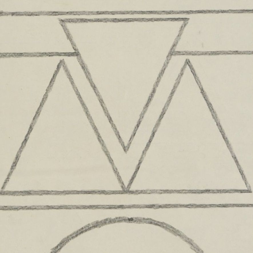 Auguste Herbin, dessin d'étude