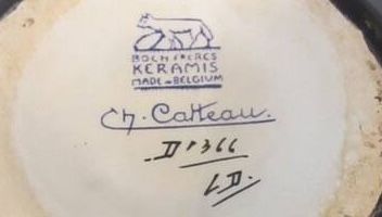 Charles Catteau's signature