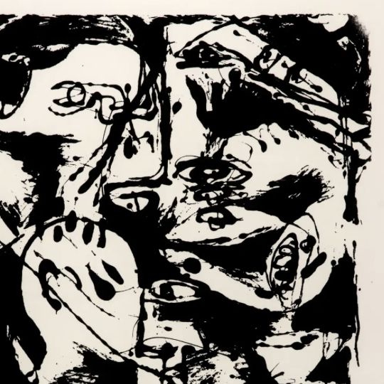 Jackson Pollock, drawing