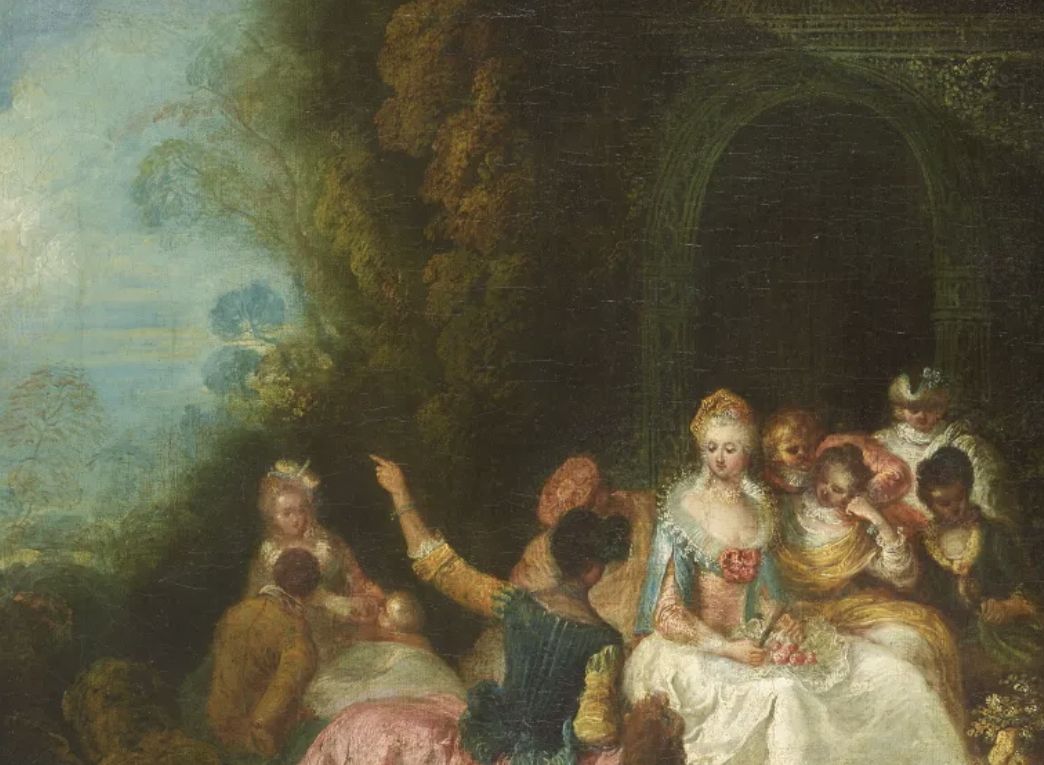 Antoine Watteau, oil on canvas