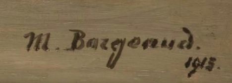 Marius Borgeaud's signature