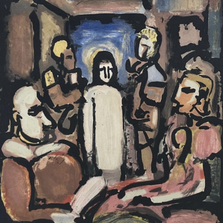 Georges Rouault, oil on canvas