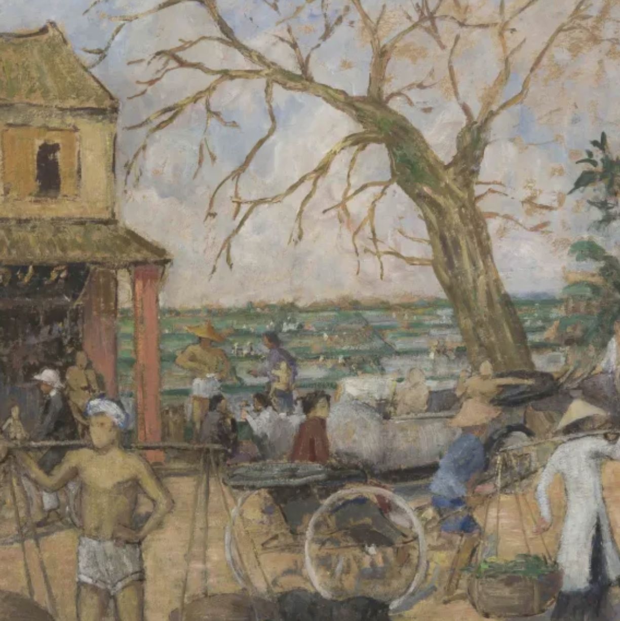 Henry Émile Vollet, oil on cardboard