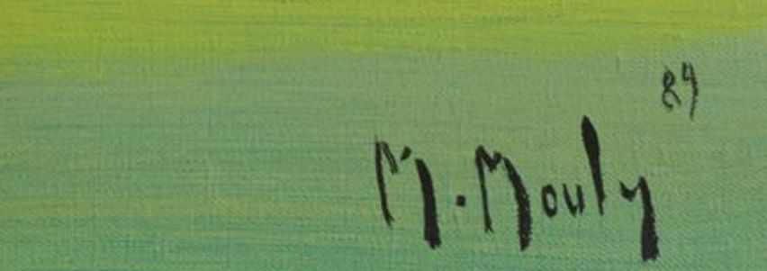 Signature of Marcel Mouly