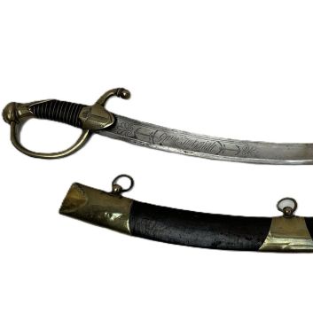 Sabre des marins de la Garde. Monture en bronze.