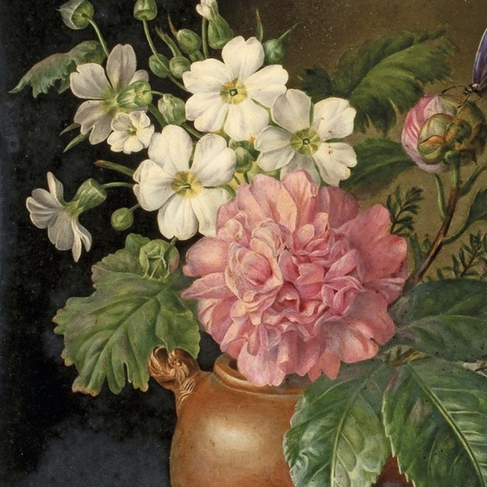 Élise Bruyère, huile sur toile