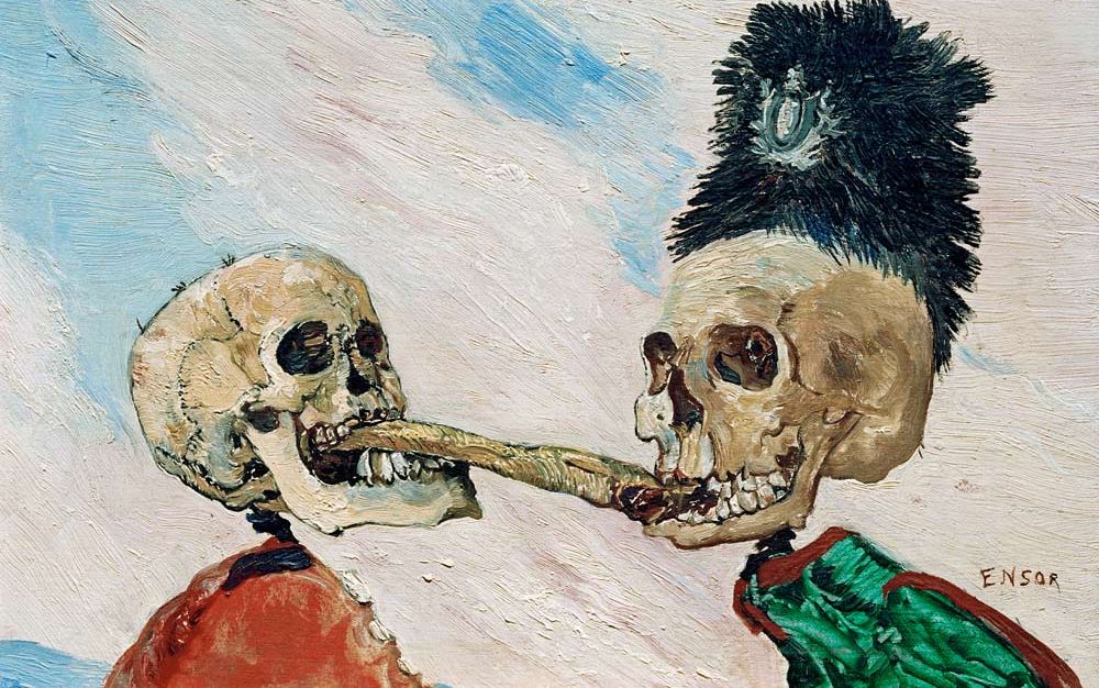 James Ensor, oil on canvas