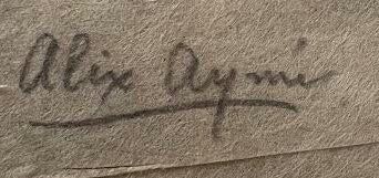 Signature of Alix Aymé