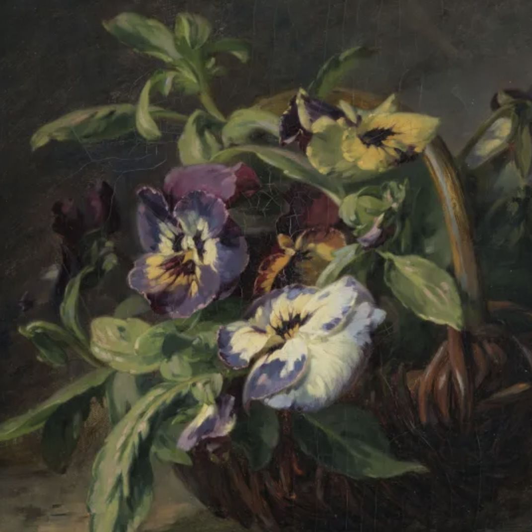 Élise Puyroche Wagner, huile sur toile