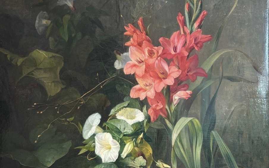 Élise Puyroche Wagner, huile sur toile