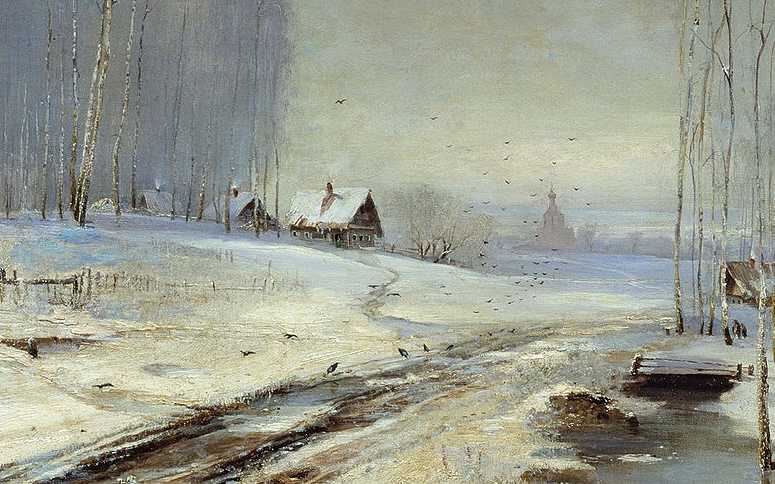 Alexei Savrassov, oil on canvas