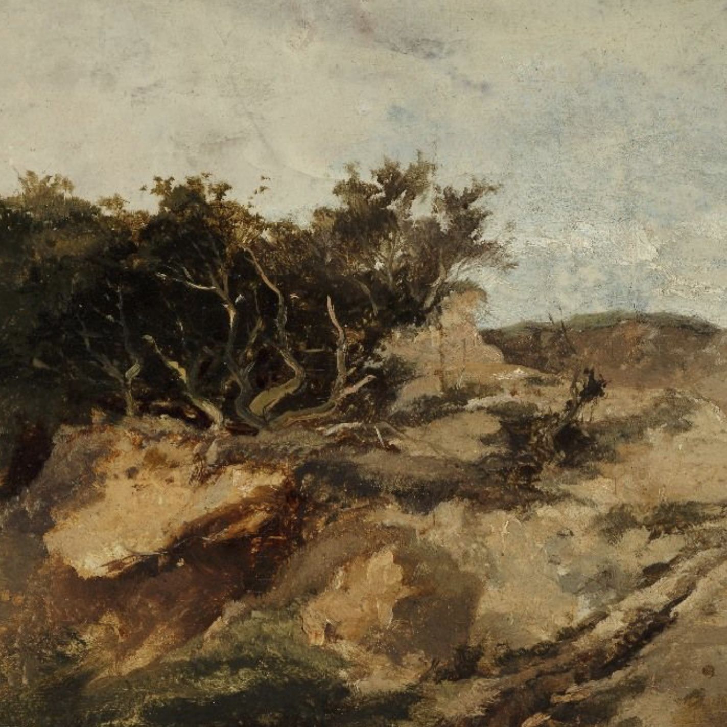 Entourage de Richard Parkes Bonington, huile sur toile