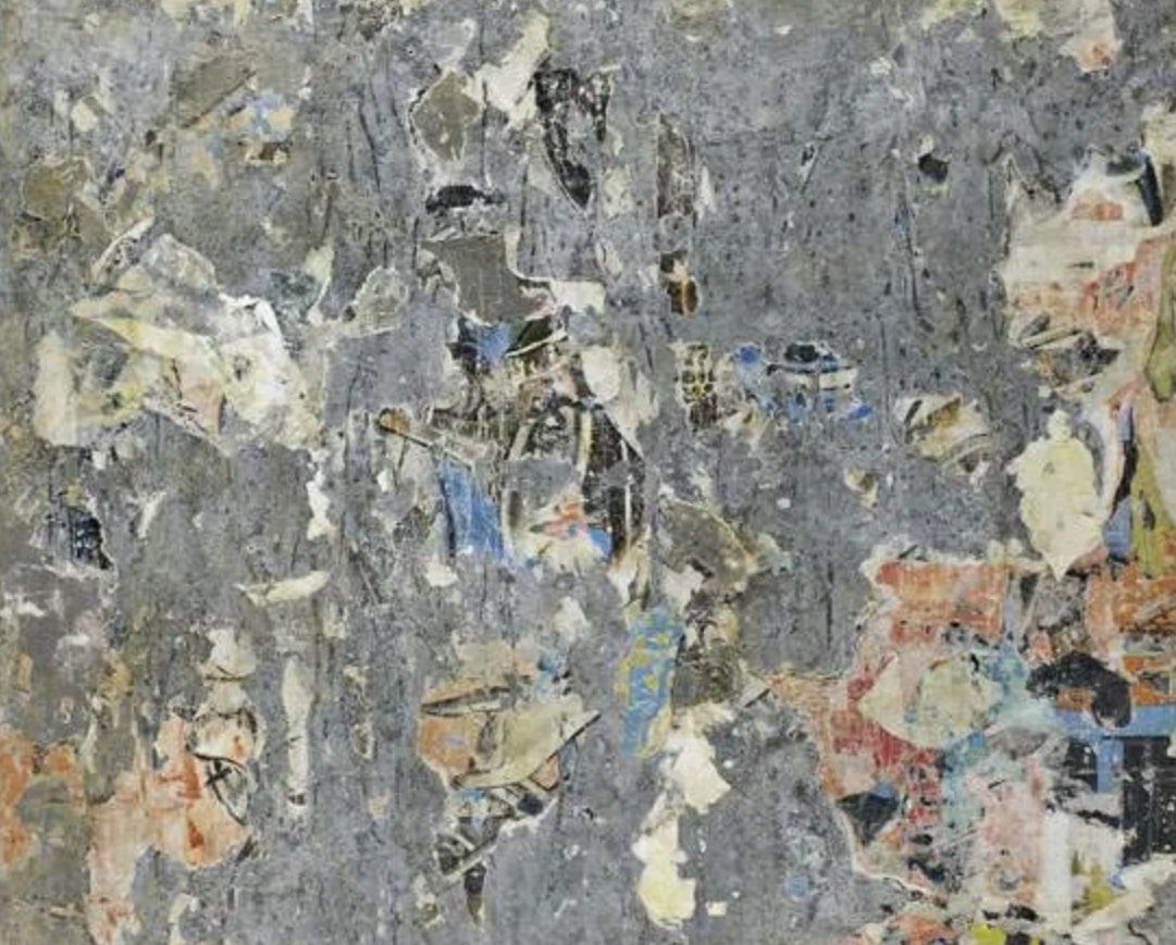 Raymond Hains, technique mixte