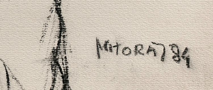 Signature of Igor Mitoraj